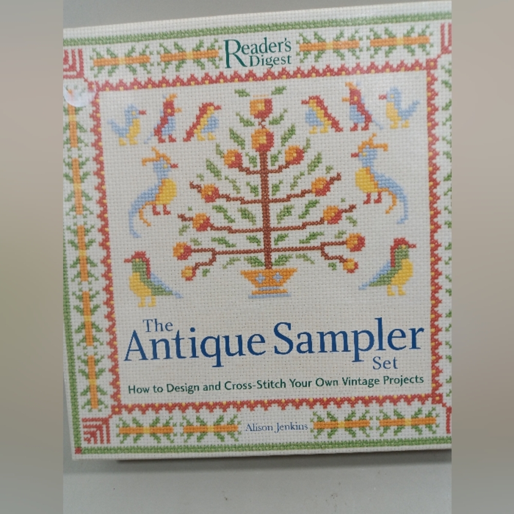Readers Digest The Antique Sampler Set Design Cross Stitch Kit NEW